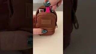 Cute girl mini bag &makeup#minis #minimakeup#packmybag#whatsinmybag#wimb##bagoftheday #minimbag#mini