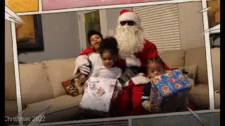 Surprise visit from Santa!!! Cousins are shocked!