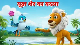 बूढ़ा शेर का बदला | The Old Lion's Revenge | Hindi Stories For Kids | Hindi Kahani | Kidsone Hindi