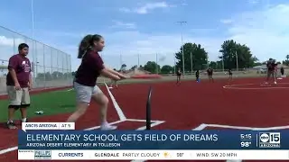 Tolleson students play on their new 'field of dreams'