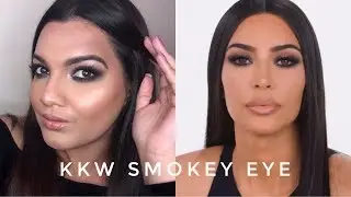 KKW SMOKEY EYE MAKEUP