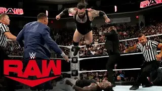 «Большой» Бронсон Рид поражает R-Truth пятью цунами: лучшие моменты Raw, 12 августа 2024 г.