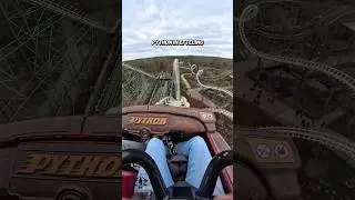Python - Efteling - Onride POV- first row #onride #efteling #python #fun #viralvideo