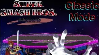 Super Smash Bros Melee Classic mode Normal mode Roy no continues 