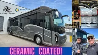 Керамическое покрытие для автодома на нашем автобусе Newell Coach от Bob Moses Ceramic Coating, Л...