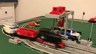 Lego 12v train layout #12- part 2: 7730, 7745, 7755