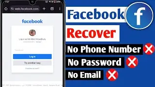 How to Recover Facebook Account Without Email And Phone Number 2024 | Recover Hack Fb Id