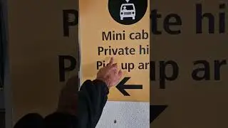 Ali Baba Cabs guides you to the Taxi pickup area at Heathrow Terminal 4