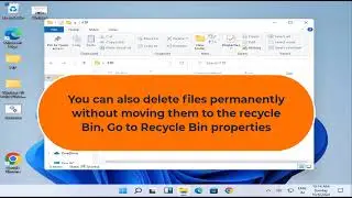 How to Enable or Disable Confirmation Message and also delete files permanently
