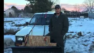 Diy snow plow on toyota pick up