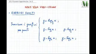 02.2 Funzioni logaritmiche - Ex 3