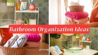 Bathroom Organization Ideas 🌸🏡 | Easy & Practical Tips for Indian Bathrooms