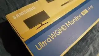 Ultrawide Samsung S34J550 Unboxing