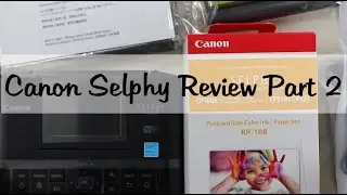 Review Part 2 Canon Selphy   Polly's Paper Studio Photo  Printing & Travelers Notebook Flip Through