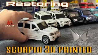 Restoring Mahindra scorpio Scale Model #centytoys #diecast #miniature #scalemodel