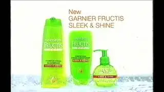 Телевизионная реклама Garnier Fructis Sleek & Shine, 2004 г.