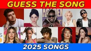 Guess 2025 Most Popular Songs 🎵 Music Quiz