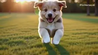 Cute Fluffy Puppy Playing in Sunshine 🐶✨ | AI Puppy Short