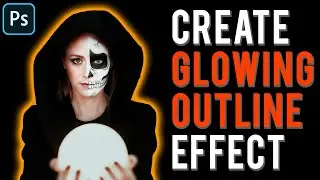 Glow Effect - Photoshop Tutorial | Glowing Outline Effect