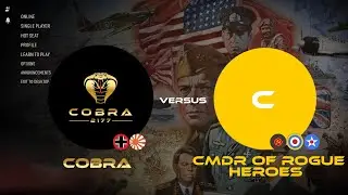 Axis and Allies Online: Cobra versus Cmdr of Rogue Heroes #axisandallies #beamdog #gameplay