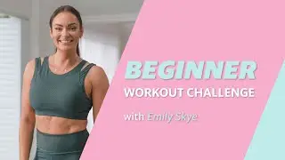 Core and Booty Workout with Emily Skye | Beginner Workout Challenge | Yahoo Australia