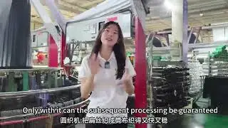 flat yarn extrusion and winding machine
