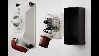 Wandsteckdose DUO in 16 und 32 A: Montage