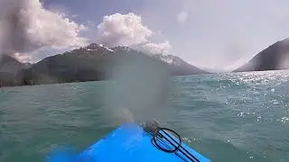 kayaking Kenai lake