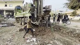 Borewell drilling In Khairagarh | 600 Feet Depth 10Hp Water Journey | Maa Chandi Borewell Machine
