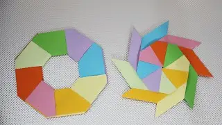 DIY Origami The Amazing Transforming Octagonal Dart &ndash; Easy Folding!