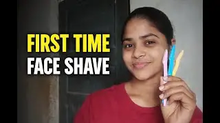 First Time Face Shave Experience 😱 | My Honest Reaction | Face Shaving for Beginners