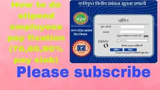 How to do pay fixation for stipend employees