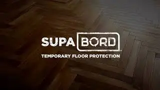 SupaBord Temporary Floor Protection Installation on Hard Surface