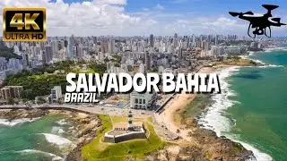 Salvador Bahia, Brazil In 4K By Drone - Amazing View Of Salvador Bahia, Brazil 