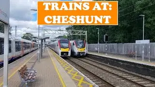 Trains at Cheshunt (16/09/22)