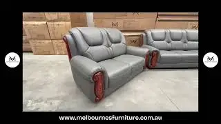 Hearth 3+2+1 Seater Genuine Leather Sofa Set   Premium Comfort & Timeless Design  Pre Order Now!