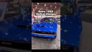A Dodge Challenger Hellcat transformed into a retro 1968 Dodge Charger using carbon fiber! Awesome!