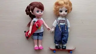 Unboxing: fingerboard &mdash; skateboard for a mini bjd dolls 16 cm