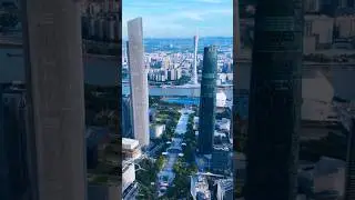 Guangzhou China #skyline #travel #ytshorts #cityscape #highrise #megacity #guangzhou #china