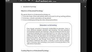 Nature, Teaching Objective and Scope of Educational psychology as scientific Lec2 Ch1 @ozybhai, B.Ed
