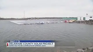 One-of-a-kind solar project underway in Delaware County