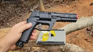 Testing the .50 Cal Home Defense Revolver on Everyday Objects! Artemis CP300