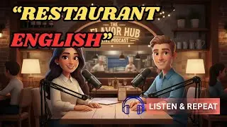 Restaurant English: 10 Polite Requests (Listen & Repeat) #RestaurantEnglish #EasyEnglish