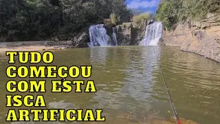 PESCARIA DE SAICANGA NO ULTRA LIGHT COM A MICRO ISCA ARTIFICIAL MAIS FÁCIL PARA TRABALHAR