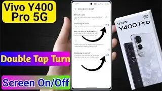 vivo y400 pro double tap screen on off setting use kare | vivo y400 pro double tap screen on off