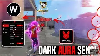 free fire headshot setting | headshot setting free fire | dark aura panel free fire