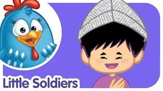 Songs for Kids: Little Soldiers | Lottie Dottie Chicken UK | Nursery Rhymes For Kids