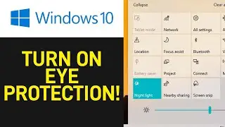 Как включить защиту глаз в Windows 10 [ЛЕГКО]