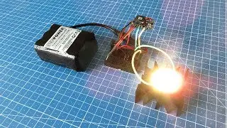 LED lighting tutorial - Cordless dimmable COB LED light for 12h @ 505lm