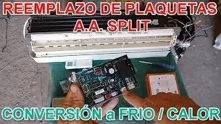 Conversión de Frio a Frio/Calor Split 3.000 Frigorías